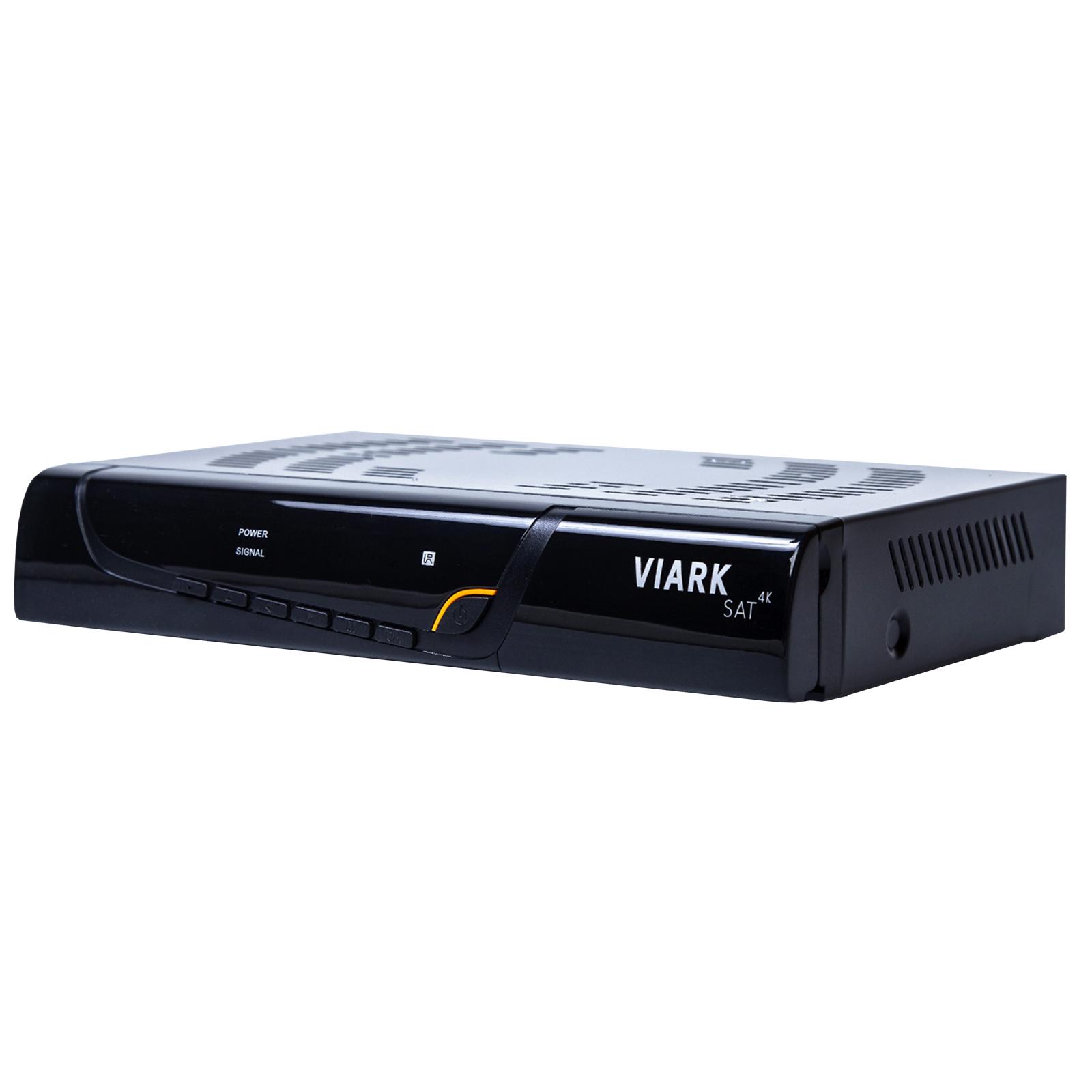 Viark SAT 4K Satellite Receiver Decoder With Wifi, Stable, Multistream UHD  DVB-S2X and H.265, Card Reader, USB, RCA, Ethernet Port, PVR Updated on the