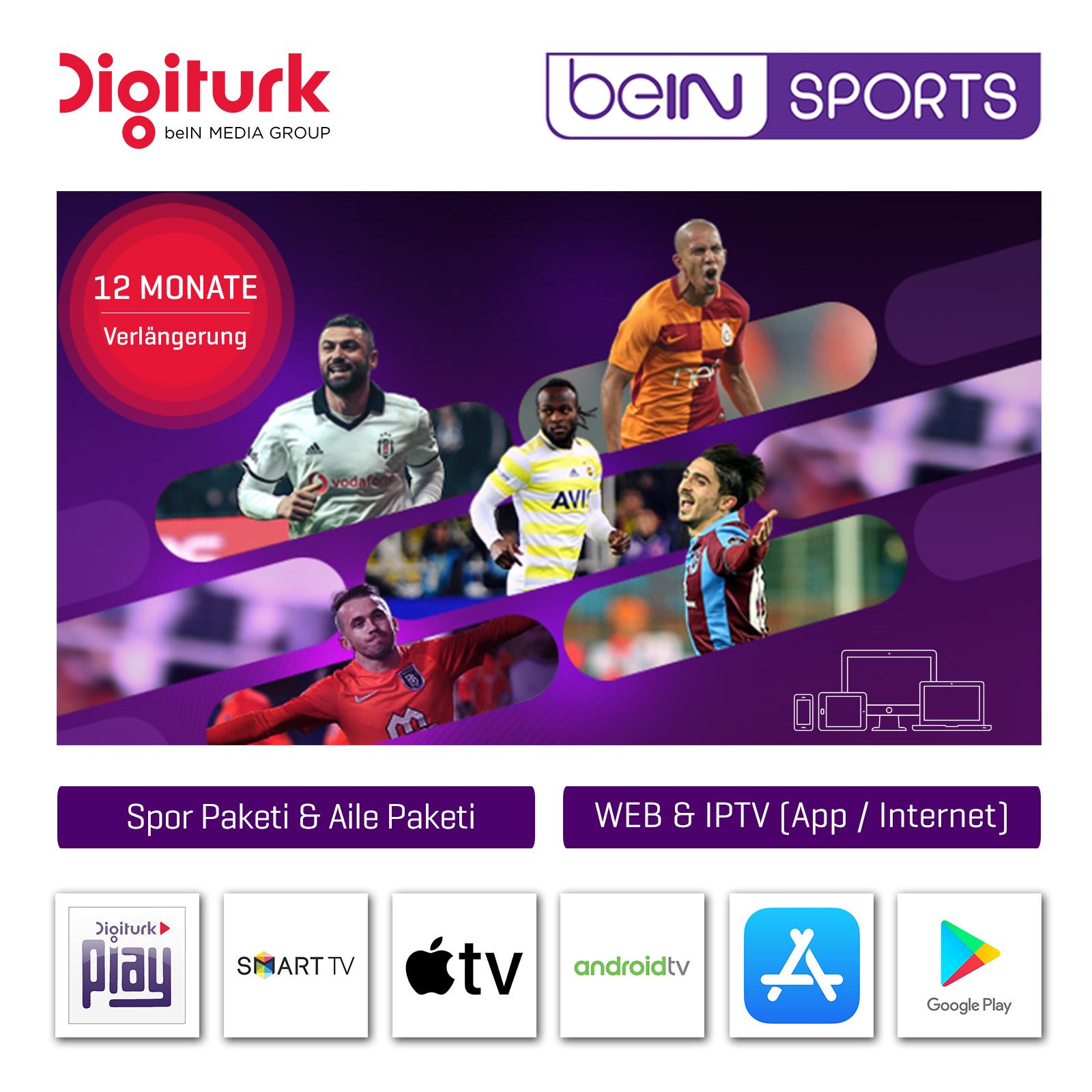Digitürk Play beIN Sports WEB IPTV 19.90€/Monat Satfreax